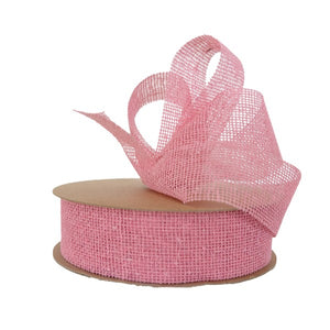 Cotton Raw Mesh 40mm X 20m Pink