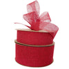 Cotton Raw Mesh 65mm X 20m Red