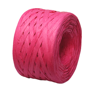 Paper Raffia 4mm X 100mtrs Hot Pink