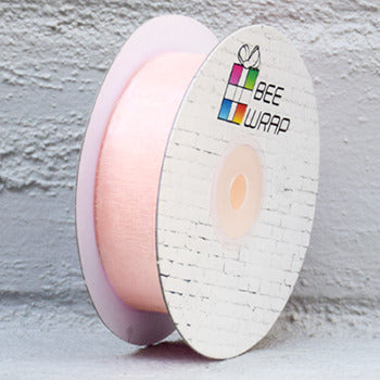 Cut Edge Organza 25mm X 50mtrs Apricot