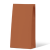Burnt Orange Medium Coloured Gift Paper Bag