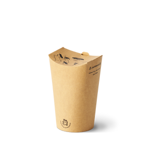 12oz Brown Kraft The Good Cup - 1000/Ctn