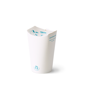 12oz White Kraft The Good Cup - 1000/Ctn