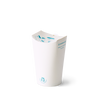 12oz White Kraft The Good Cup - 1000/Ctn
