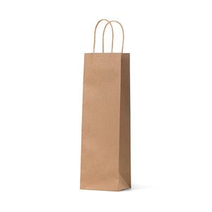 Brown Kraft Single Wine Bag