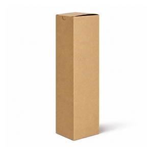 Wine 1 Bottle Box Natural Kraft 89x89x343mm
