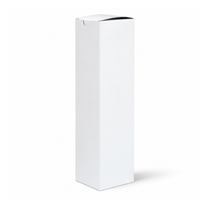 Wine 1 Bottle Box White 89x89x343mm