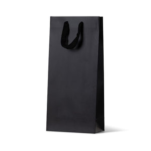 Deluxe Black Double Wine Bag