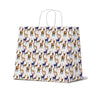 Reindeer on White Wide Gusset Large