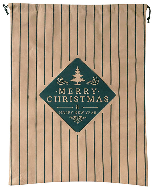 Xmas Stripe Large Non Woven Bag