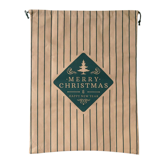 Xmas Stripe Large Non Woven Bag