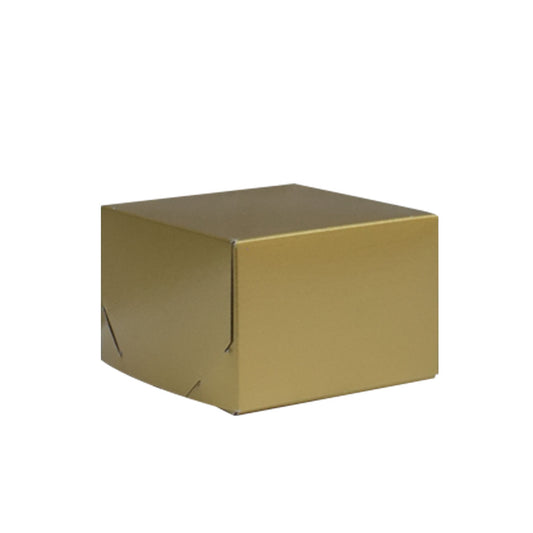 2 Piece Gift Box Gold 152x152x102mm