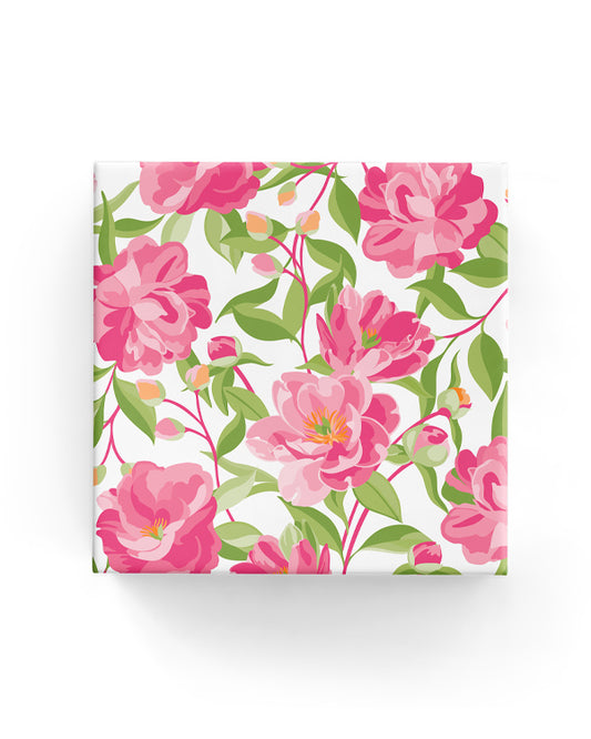 Camellia Wrap Hot Pink Lime
