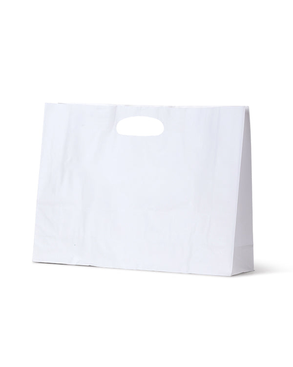 Paper Dcut White Kraft Bag - Small BTQ - 100/Ctn