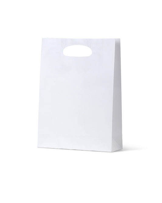 Paper Dcut White Kraft Bag - Small - 200/Ctn