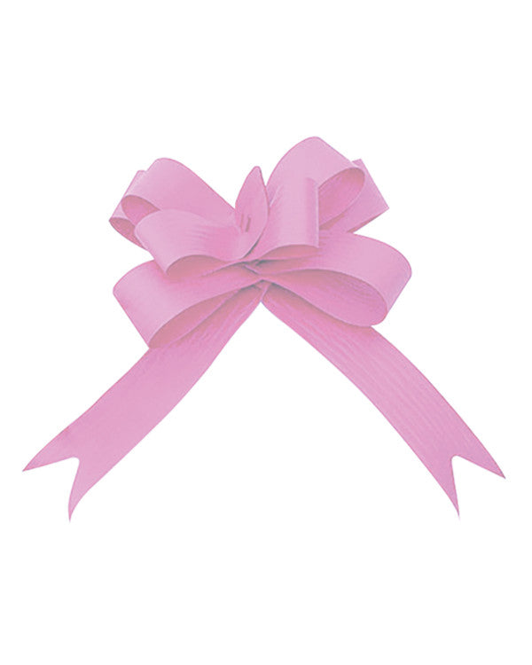 Matte Pull Bows 19mm X 100 Pieces Pink