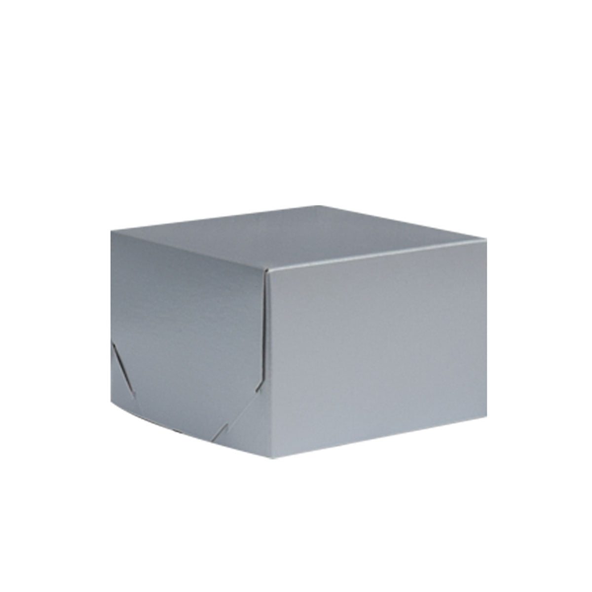2 Piece Gift Box Silver 152x152x102mm