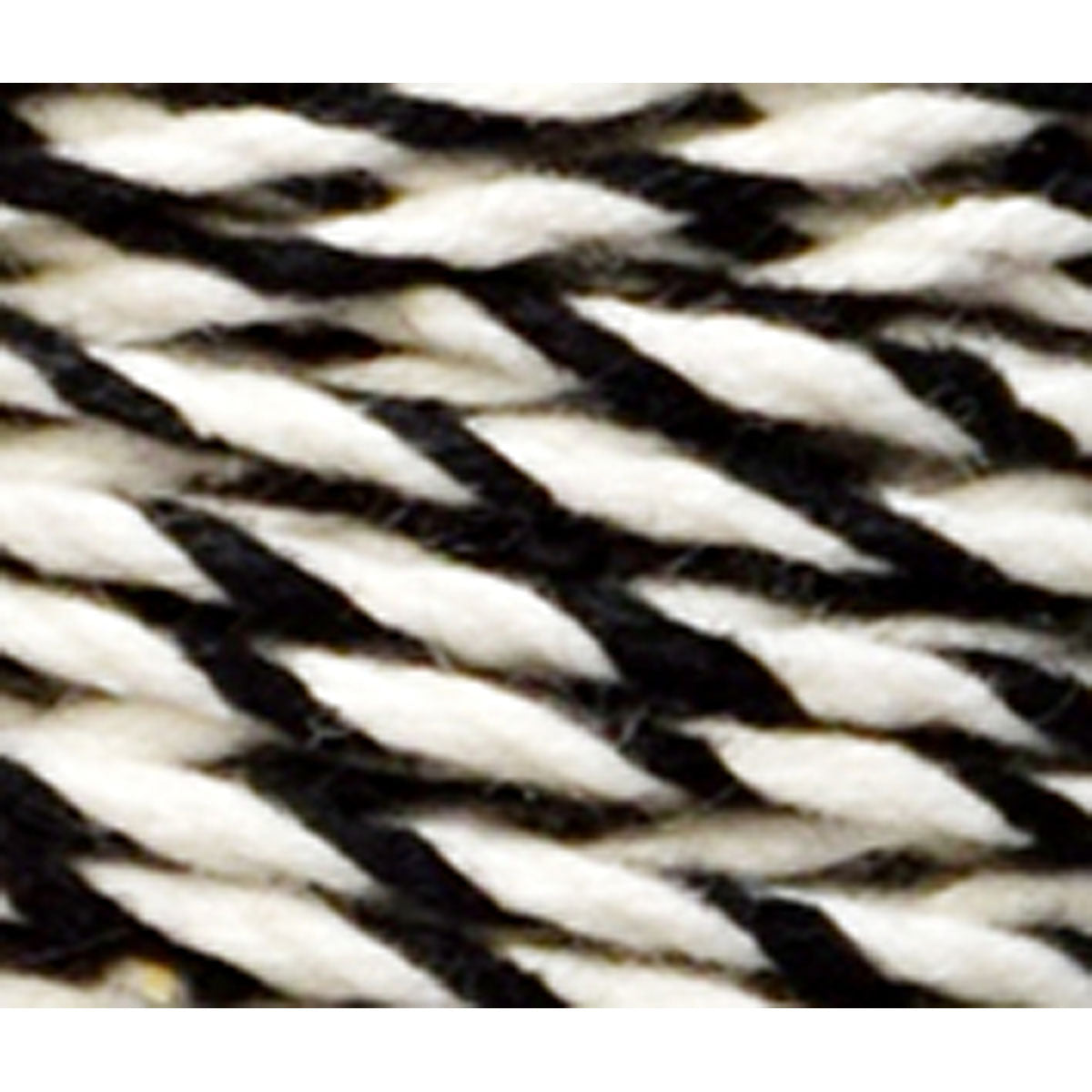 Bakers Twine 2mm X 100mtrs Blk/Whi